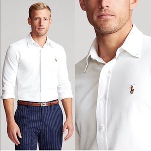 NEW Polo Ralph Lauren Knit Oxford Shirt